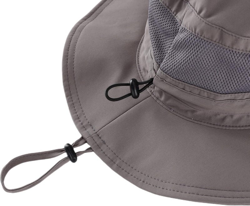 Connectyle Women's UPF 50+ Sun Hat UV Protection Wide Brim Bucket Hat Summer Beach Hats Fishing Hiking Outdoor Safari Hats - Image 5